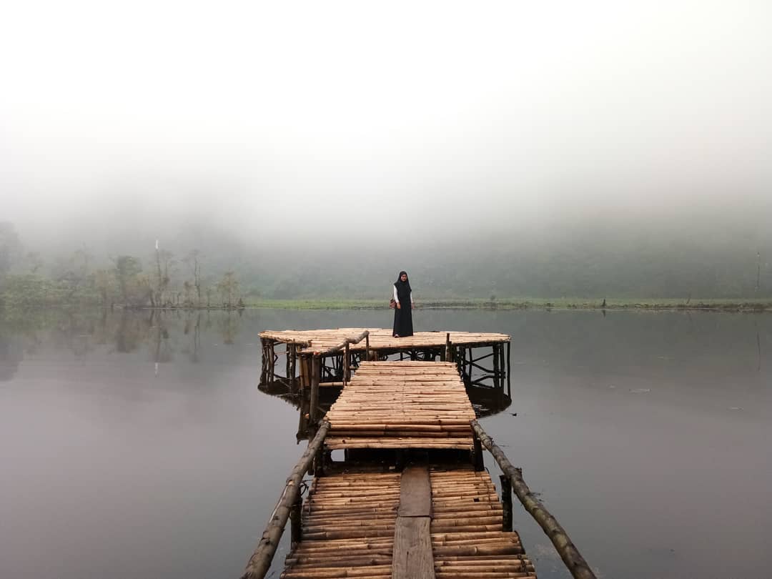 Wisata di Petungkriyono Pekalongan - Telaga sigebyar mangunan