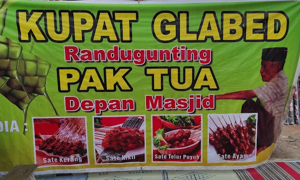 8 Rekomendasi Tempat Makan Kupat Glabed Tegal - 6. Kupat Glabed Pak Tua 