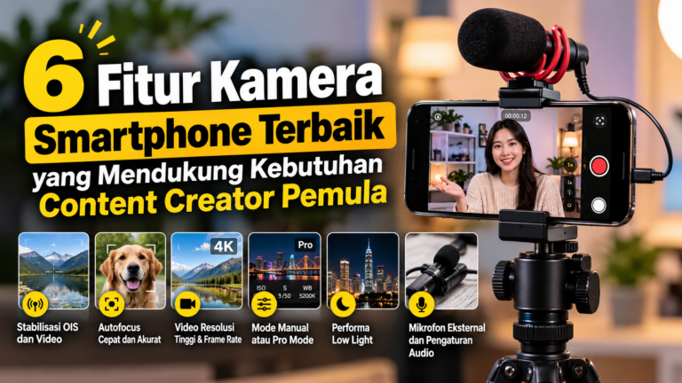 6 Fitur Kamera Smartphone Terbaik yang Mendukung Kebutuhan Content Creator Pemula