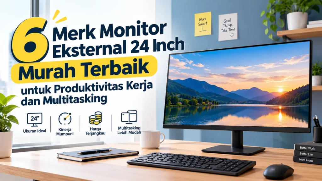 merk monitor ekternal 24 inch murah terbaik