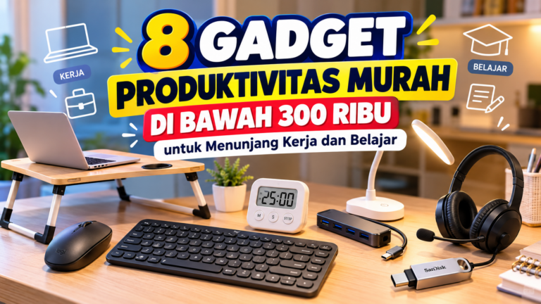 8 Gadget Produktivitas Murah di Bawah 300 Ribu untuk Menunjang Kerja dan Belajar